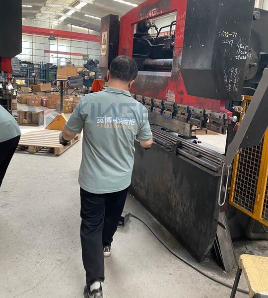 Hebei Yingbo Safe Boxes Co., Ltd Hersteller-Produktionslinie