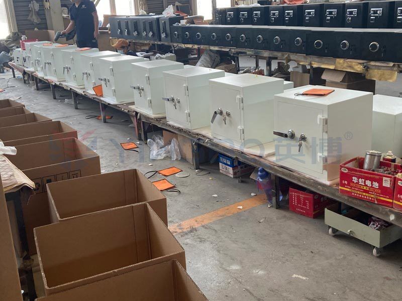 Hebei Yingbo Safe Boxes Co., Ltd Hersteller-Produktionslinie