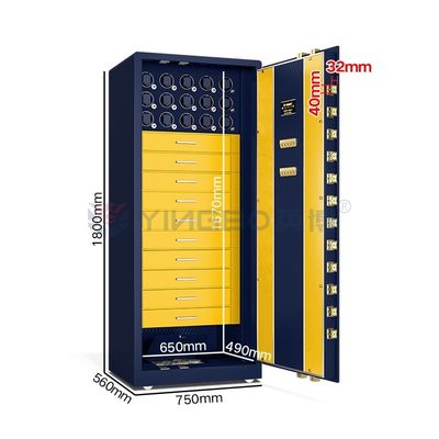H1800mm Doppel-Alarm Intelligente Schmuckuhren Winder Safe Box Massivstahl