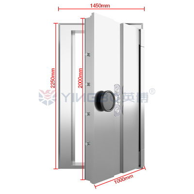 H2250*W1450mm Anti-Cut Modern Bank Tresor Tür drei Schloss Verbindung YB/VC-2