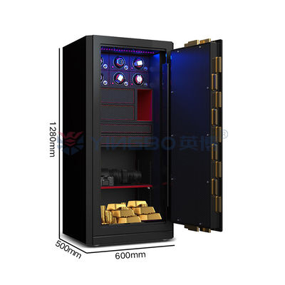 H1280mm Schmuckschrank Biometrischer Fingerabdruckschrank Uhr Winder Schrank