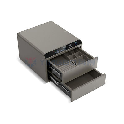 Fingerabdruckerkennung Stahl Luxus sichere Schmuckbox automatisch geöffnet Schmuckbox