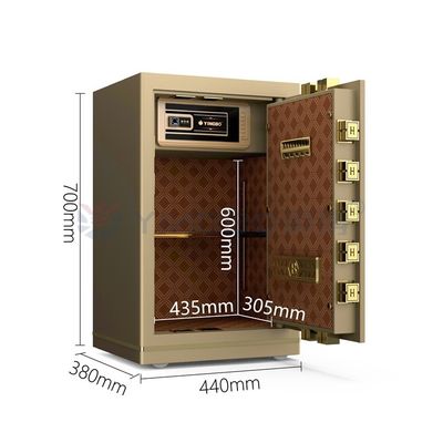 Solid Steel Smart Office Safe Box Biometrisches digitales Fingerabdruckschloss YB/N7-70