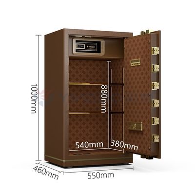H1000mm Massivstahl Luxus-Büro Fingerabdruck Schloss Safe Box für die Sicherheit YB/N7-100