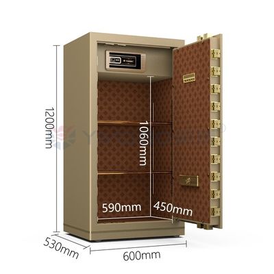 H1200mm Doppel-Alarm Luxus-Sicherkasten für Büroschutz