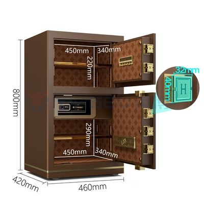 Doppel Alarm Smart Elektronische Digitale Büro Safe Box für die Sicherheit H800mm