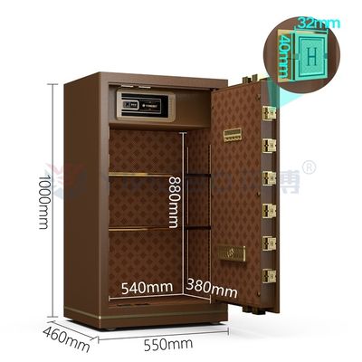 H1000mm Massivstahl elektronisches Schloss Luxus-Büro-Sicherkasten für Sicherheit YB/N7-100