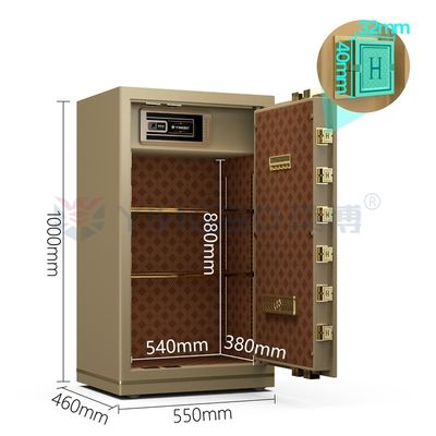 Digitales elektronisches Schloss Luxus-Sicherkasten für Bürosicherheit YB/N7-100