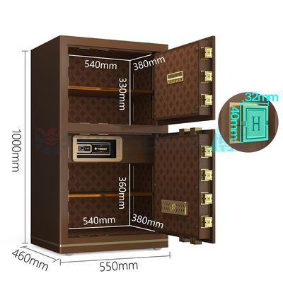 Massivstahl Luxus-Smart-Elektronische Büro-Sicherkasten für Sicherheit YB/N7-100D