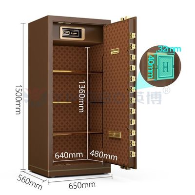 Elektronisches Schloss Luxus-Smart-Office-Sicherkasten H1500mm YB/N7-150
