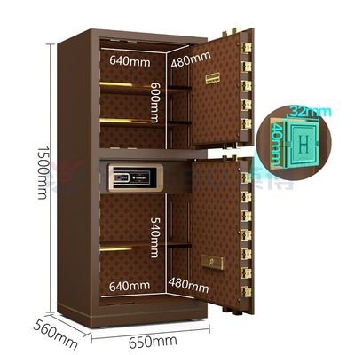 120 kg Patentierte Schrauben Doppel-Alarm Schließfach elektronisches Schloss YB/N7-150D