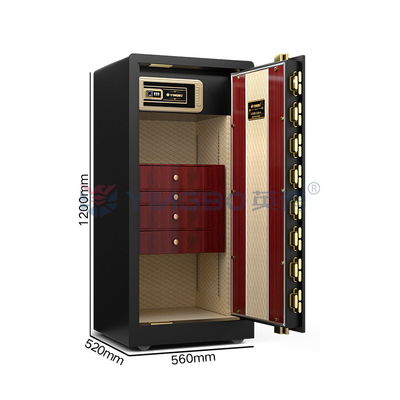 170 kg Doppel Alarm Smart Jewelry Uhr Winder Safe mit Schubladen