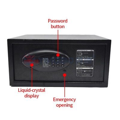Doppel Alarm Stahl Sicherheits-Hotel Safe Box H200 mit digitaler Tastatur