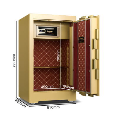 5.5 Cu Ft Doppel-Alarm Banksicherheitsschließfach 126±2kg 4 offene Wege Smart Safe Box YB/ZY-80