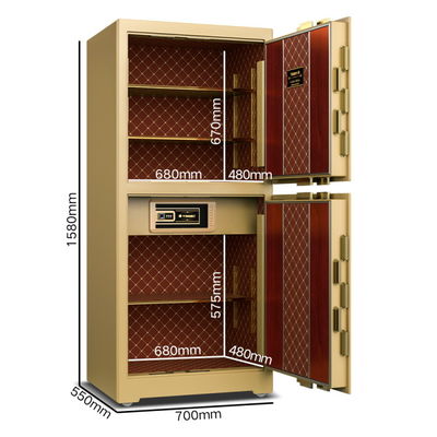 17.5 Cu Ft Sicherheitsschließfach Bank Klasse 4 offene Wege 278±2kg Yb/Zy-150d