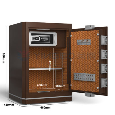 2.5 Cu Ft Biometrisches Fingerabdruckschloss