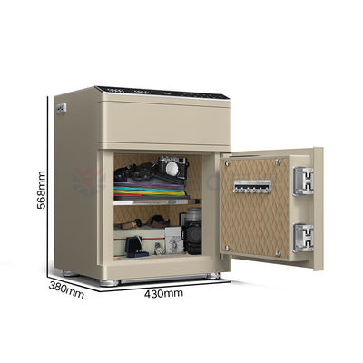 ISO9001 ISO14001 Massivstahl Doppel-Alarm Smart Safe Box mit Fingerabdruck automatisch geöffnet