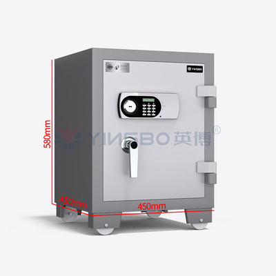 Electronic Lock Fireproof Safe Box With L Type Brushed Solid Steel Handle YB/FH-58