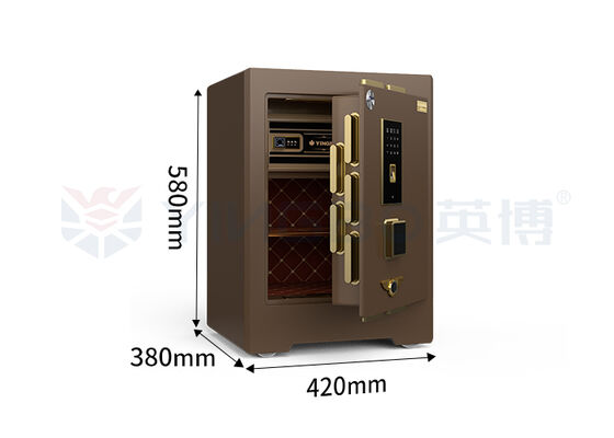 H580mm Doppel-Alarm-System Handelsschließfach 3D-Stereo Soft Leather Digital Security