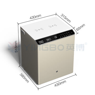 Wasserdichtes Betttisch Schließfach Elektronisches Schloss Sicherheitslagerlösung für persönliche Wertsachen und wichtige Dokumente