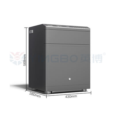 Biometrische Nachttisch-Safe-Box mit Fingerabdruck, massive Stahlkonstruktion für Heim-Sicherheit