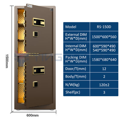 Mit ISO & CE7RoHS & patentierten Home Safe Box Intelligentes Doppel-Alarmsystem 7 offene Wege
