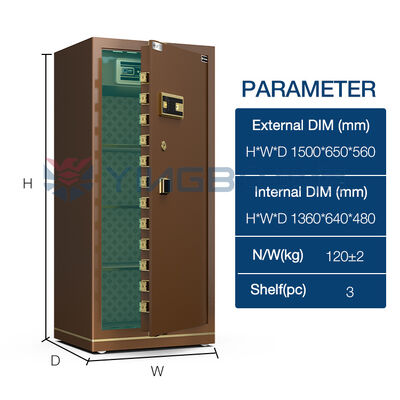 Langlebiger Finish-Sicherheitsbüro-Safe OEM- und ODM-Markenanpassung Dual Power Home Safe