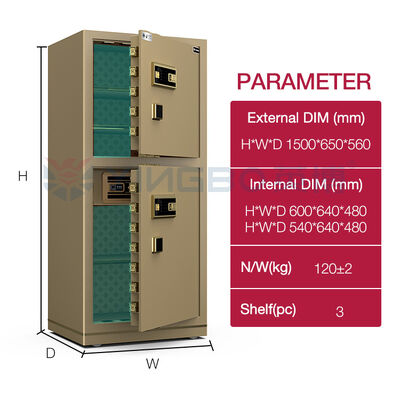Versteckter Safe, Büro-Safe, elektronischer digitaler Safe, Hotel-Safe