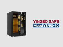 YB/RS-60 Fingerabdrücke Schließfach Schließfach schwarz