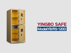 YB/RS-120D Fingerabdrücke Schließschrank Schließkasten Gold