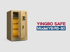 YB/RS-80 Fingerabdrücke Schließfach Schließfach Gold