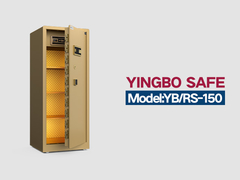 YB/RS-150 Fingerabdrücke Schließschrank Schließkasten Gold