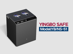 YB-NS-Feststahl Nachttisch grau