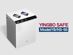 YB-NS-Feststahl Nachttisch weiße Schublade