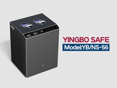 YB-NS-Feststahl Nachttisch graue Schublade